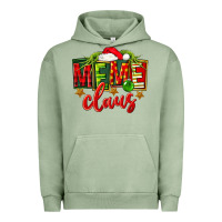 Pigment Oil Green Christmas meme claus Urban Hoodie - FaDigitalArtStudio