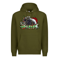 Army Green oh,snap! Premium Hoodie - CowhideDigitalArt