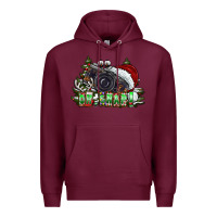 Burgundy oh,snap! Premium Hoodie - CowhideDigitalArt