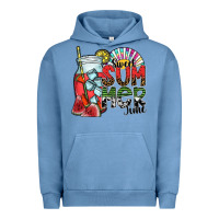Pigment Pebble Blue sweet summer time Urban Hoodie - SublimationCraftShop
