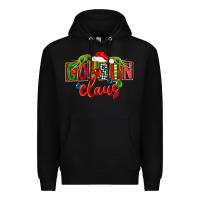 Black Cousin claus christmas Premium Hoodie - FaDigitalArtStudio