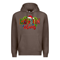 Coffee Cousin claus christmas Premium Hoodie - FaDigitalArtStudio