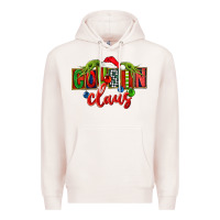 Pale Pink Cousin claus christmas Premium Hoodie - FaDigitalArtStudio