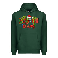 Sports Green Cousin claus christmas Premium Hoodie - FaDigitalArtStudio