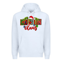 White Cousin claus christmas Premium Hoodie - FaDigitalArtStudio