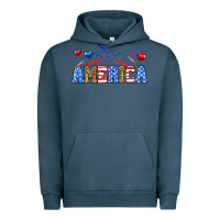 Pigment Midnight Navy Western America Urban Hoodie - Neo Western