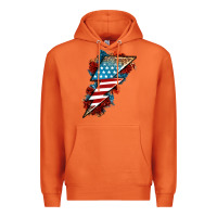 Carrot American lightning bolt Premium Hoodie - Neo Western