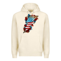 Tofu American lightning bolt Premium Hoodie - Neo Western