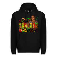 Black black teacher  magic Premium Hoodie - AdoDesignShop
