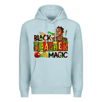 Blue Mist black teacher  magic Premium Hoodie - AdoDesignShop