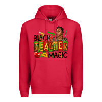 Cardinal black teacher  magic Premium Hoodie - AdoDesignShop