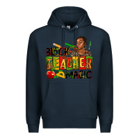 Navy black teacher  magic Premium Hoodie - AdoDesignShop