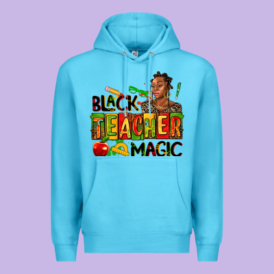 Black Teacher  Magic Premium Hoodie Designed By Adodesignshop