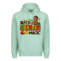 Seafoam black teacher  magic Premium Hoodie - AdoDesignShop