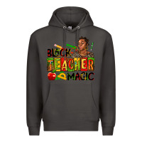 Smoke black teacher  magic Premium Hoodie - AdoDesignShop