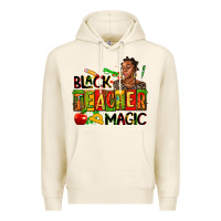 Tofu black teacher  magic Premium Hoodie - AdoDesignShop