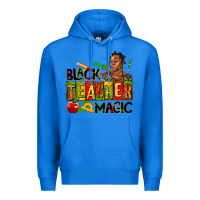 True Royal black teacher  magic Premium Hoodie - AdoDesignShop