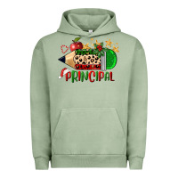 Pigment Oil Green christmas principal pencil Urban Hoodie - FaDigitalArtStudio