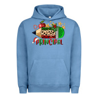 Pigment Pebble Blue christmas principal pencil Urban Hoodie - FaDigitalArtStudio