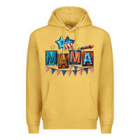 Antique Gold All American Mama 4th of July Premium Hoodie - CowGirlArtShop
