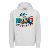 Dove Grey All American Mama 4th of July Premium Hoodie - CowGirlArtShop