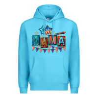 Ocean Blue All American Mama 4th of July Premium Hoodie - CowGirlArtShop