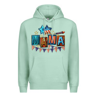 Seafoam All American Mama 4th of July Premium Hoodie - CowGirlArtShop
