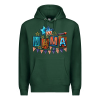Sports Green All American Mama 4th of July Premium Hoodie - CowGirlArtShop