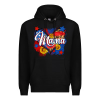 Black American mama heart Premium Hoodie - Neo Western