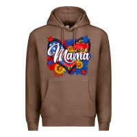 Chestnut American mama heart Premium Hoodie - Neo Western