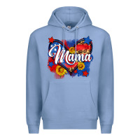 Colony Blue American mama heart Premium Hoodie - Neo Western
