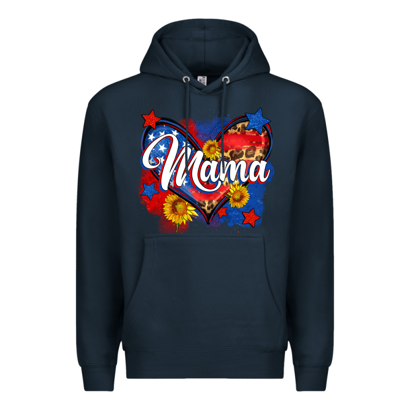 American Mama Heart Premium Hoodie by Neo Western | Teevron