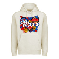 Oatmeal Heather American mama heart Premium Hoodie - Neo Western