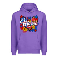Purple American mama heart Premium Hoodie - Neo Western