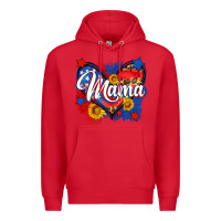 Red American mama heart Premium Hoodie - Neo Western
