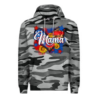 Slate Camo American mama heart Premium Hoodie - Neo Western