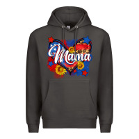 Smoke American mama heart Premium Hoodie - Neo Western