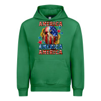 America Skeleton 4th Of July Urban Hoodie | Teevron