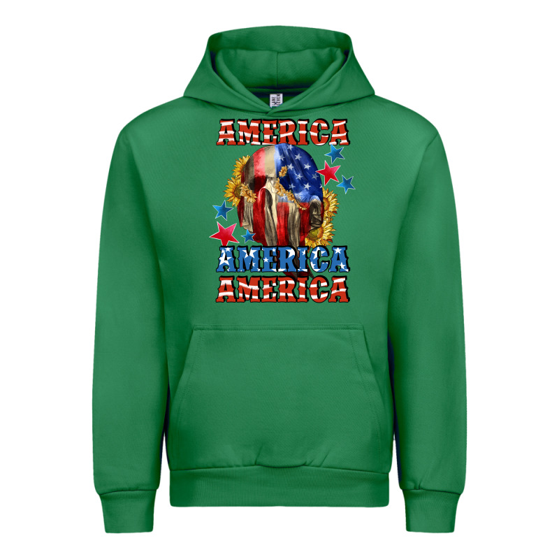 America Skeleton 4th Of July Urban Hoodie by CowGirlArtShop | Teevron