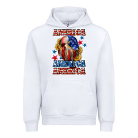 White America skeleton 4th of july Urban Hoodie - CowGirlArtShop