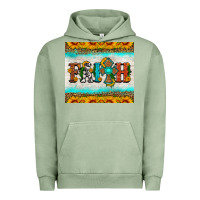 Pigment Oil Green faith cross and sunflower tumbler Urban Hoodie - HRA Design Shop
