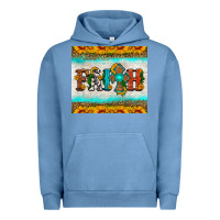 Pigment Pebble Blue faith cross and sunflower tumbler Urban Hoodie - HRA Design Shop