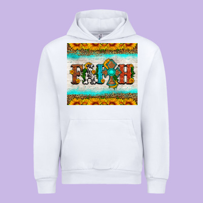 Faith Cross And Sunflower Tumbler Urban Hoodie Designed By Hra Design Shop