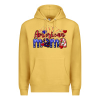 Antique Gold American Mama 4th of july Premium Hoodie - CowGirlArtShop