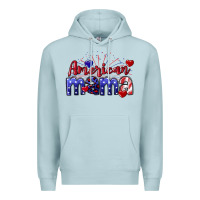 Blue Mist American Mama 4th of july Premium Hoodie - CowGirlArtShop