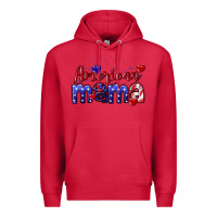 Cardinal American Mama 4th of july Premium Hoodie - CowGirlArtShop