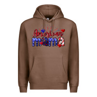 Chestnut American Mama 4th of july Premium Hoodie - CowGirlArtShop