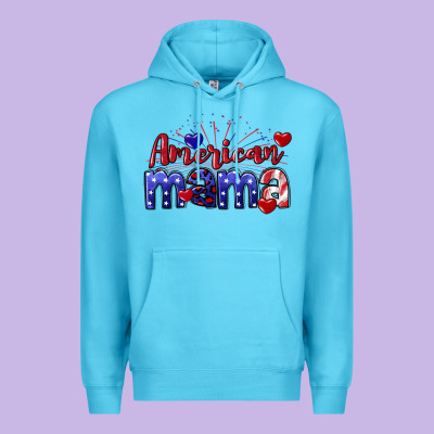 American Mama 4th Of July Premium Hoodie Designed By Cowgirlartshop