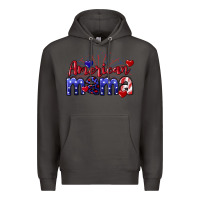Smoke American Mama 4th of july Premium Hoodie - CowGirlArtShop