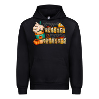 Black stressed blessed pumpkin obsessed Urban Hoodie - CowhideDigitalArt